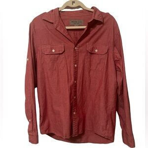 Men’s Michael Kors Long-Sleeve Button Down Shirt